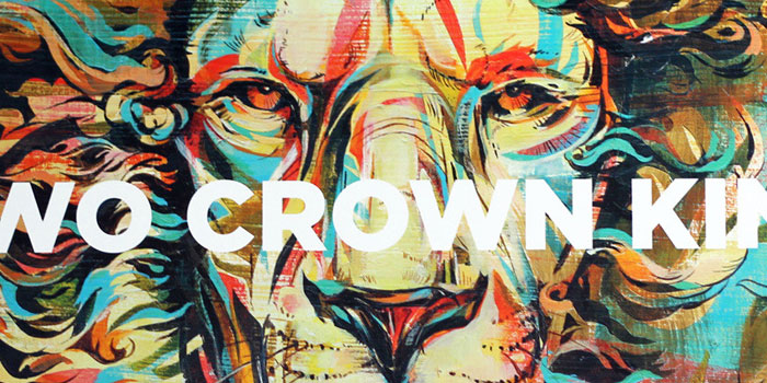 700x350 Two Crown King Ep Design The Dieline Packaging Amp Branding - King Crown Painting