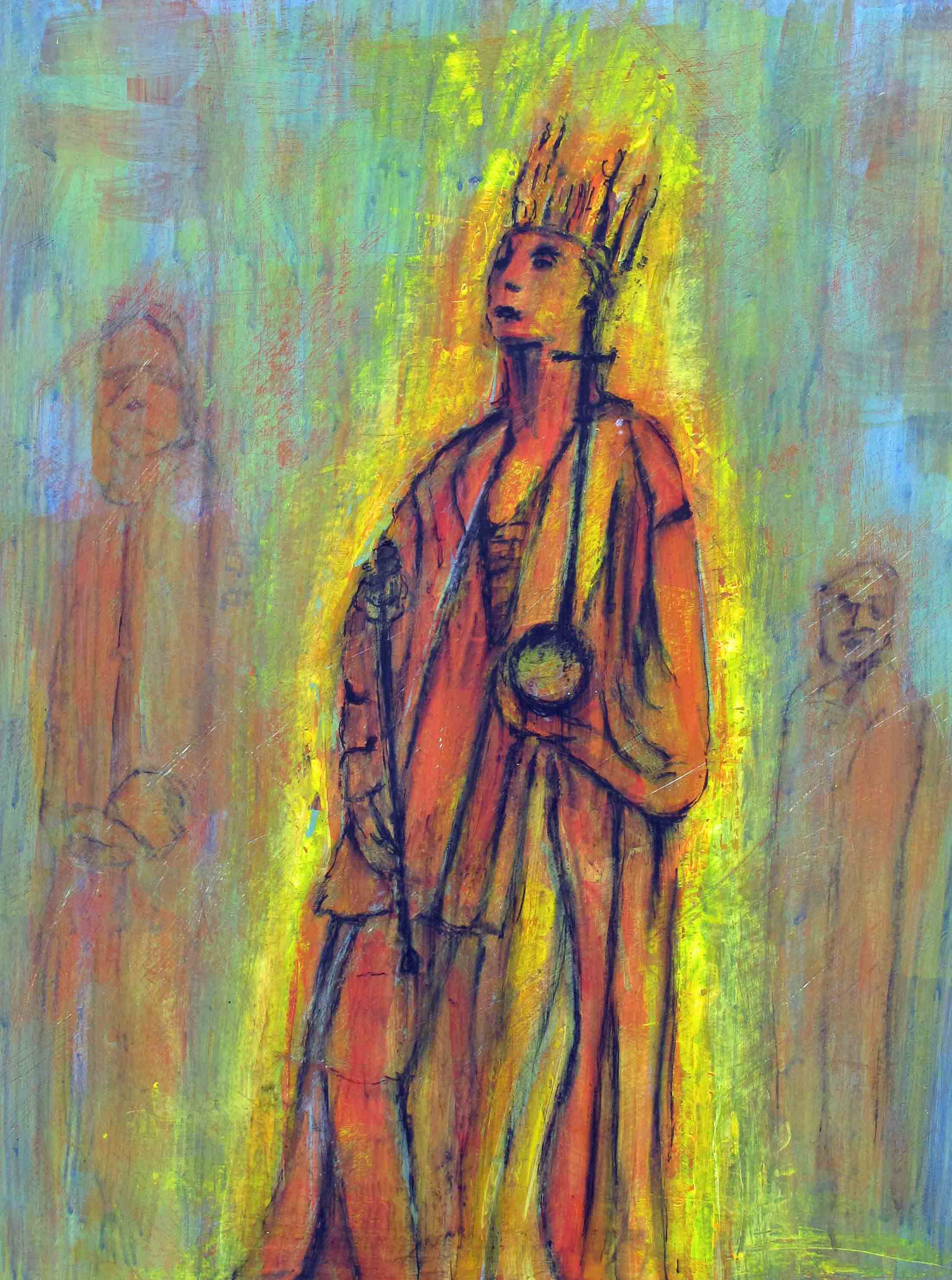 2204x2964 Assignment 5 Painting 3 Hollow Crown I - King Crown Painting