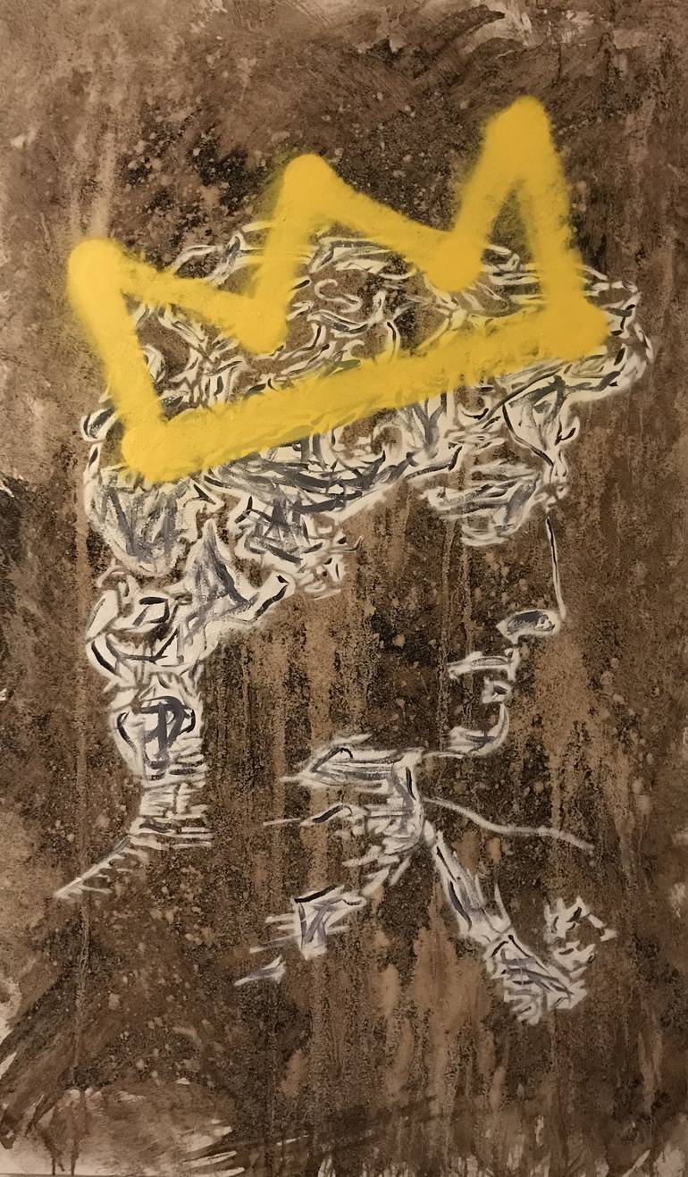 770x1317 Saatchi Art King David (Og) 1.0 Painting By Grakkus Art - King David Painting