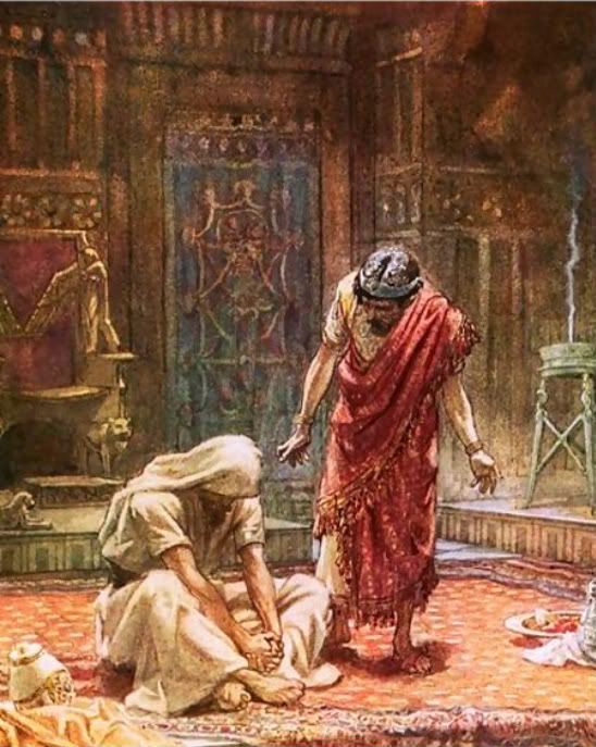 548x687 Sorrow Of King David. Painting By Tissot () Lds - King David Painting