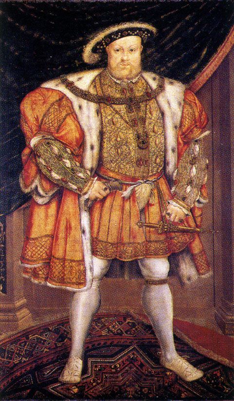 481x823 Portrait Of King Henry Viii Of England, Unknown Artist After Hans - King Henry Viii Painting