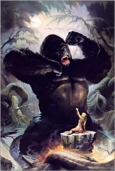 472x700 The 172 Best King Kong Images On King Kong Skull - King Kong Painting