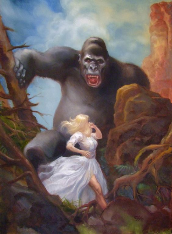 564x769 Image Result For King Kong Art Kong - King Kong Painting