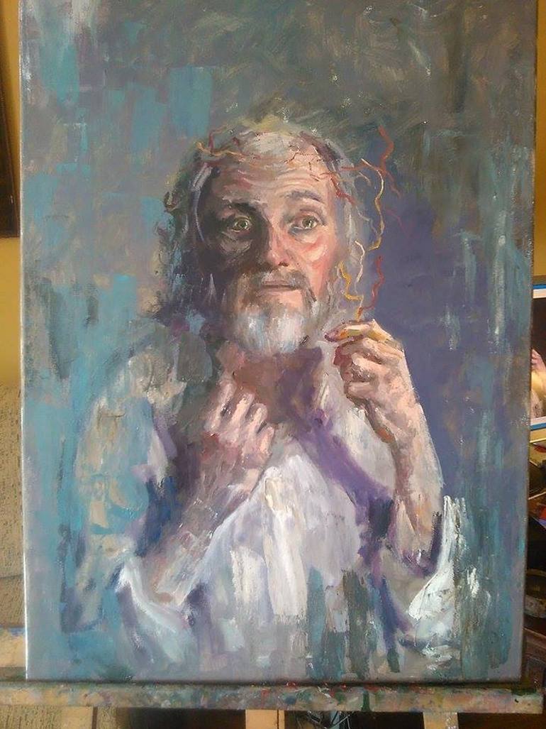 770x1027 Saatchi Art King Lear Painting By Mariana Tava - King Lear Painting