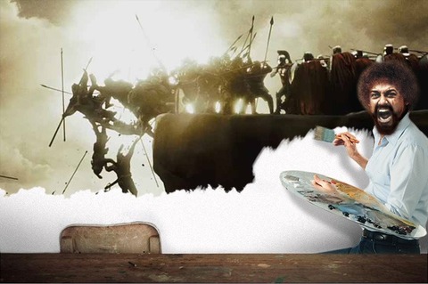 480x319 The Joy Of Painting, With King Leonidas - King Leonidas Painting