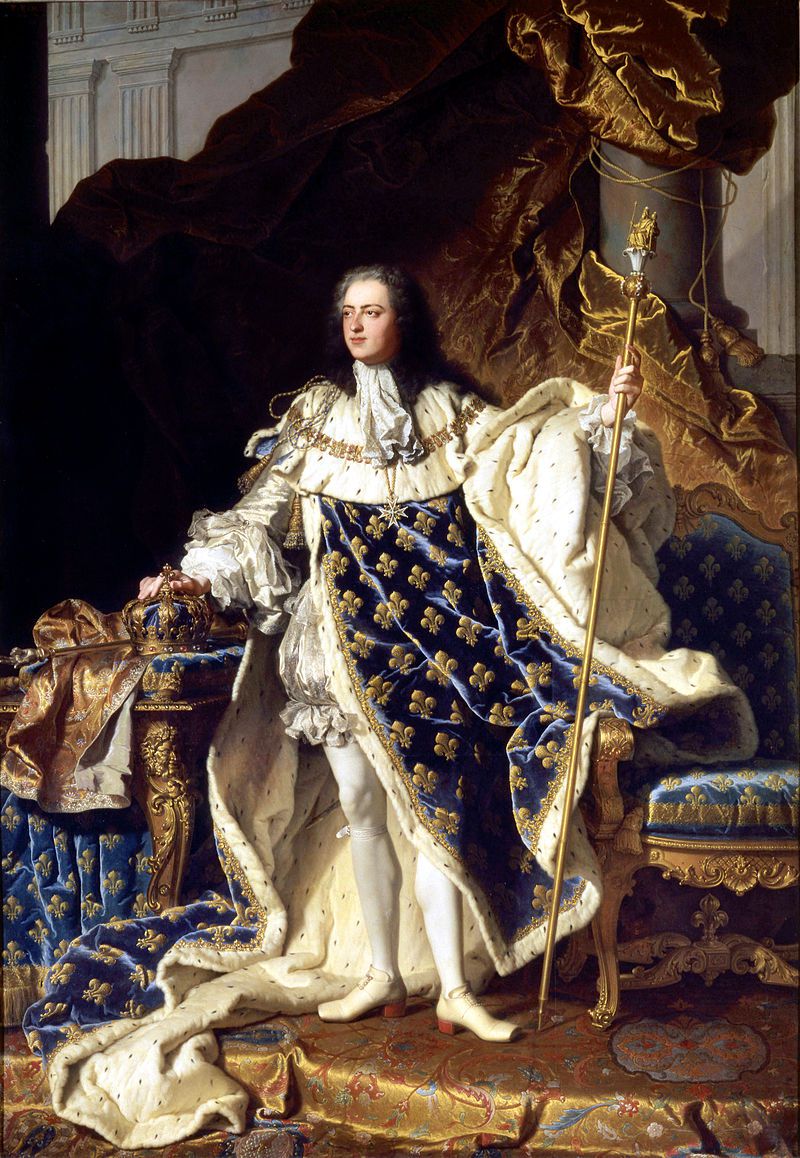 800x1158 King Louis Xv Of France Unofficial Royalty - King Louis Painting