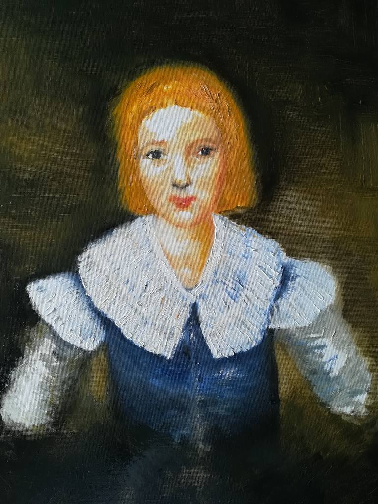 770x1027 Saatchi Art King Louis Xvii Painting By Faivre Sabine - King Louis Painting