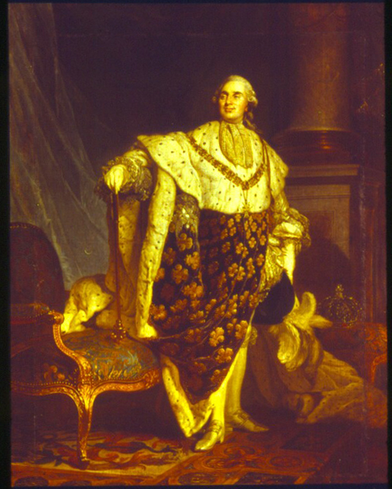 567x706 The Royal Family And The De Sacralization Of Monarcylouis Xvi - King Louis Painting