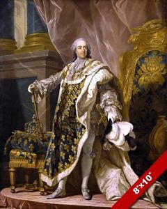 240x300 King Louis Xv Of France Portrait Painting French History Art Real - King Louis Painting