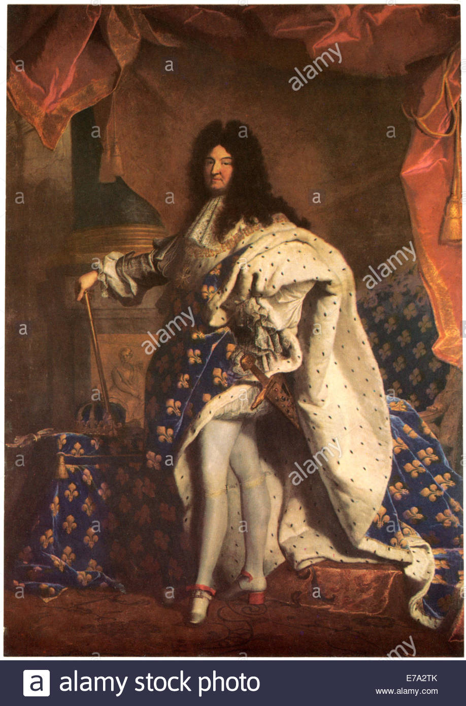 918x1390 Portrait Louis Xiv King France Stock Photos Amp Portrait - King Louis Xiv Painting
