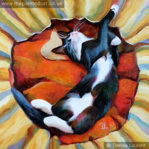 500x500 The King Of Hearts Sold The Painted Cat - King Of Hearts Painting