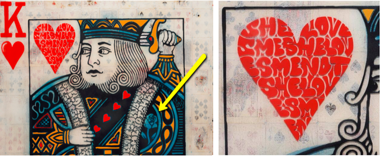 747x309 The Story Behind Royal Crush - King Of Hearts Painting