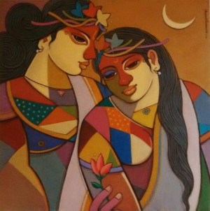 300x302 Paintings - King Of Queens Painting