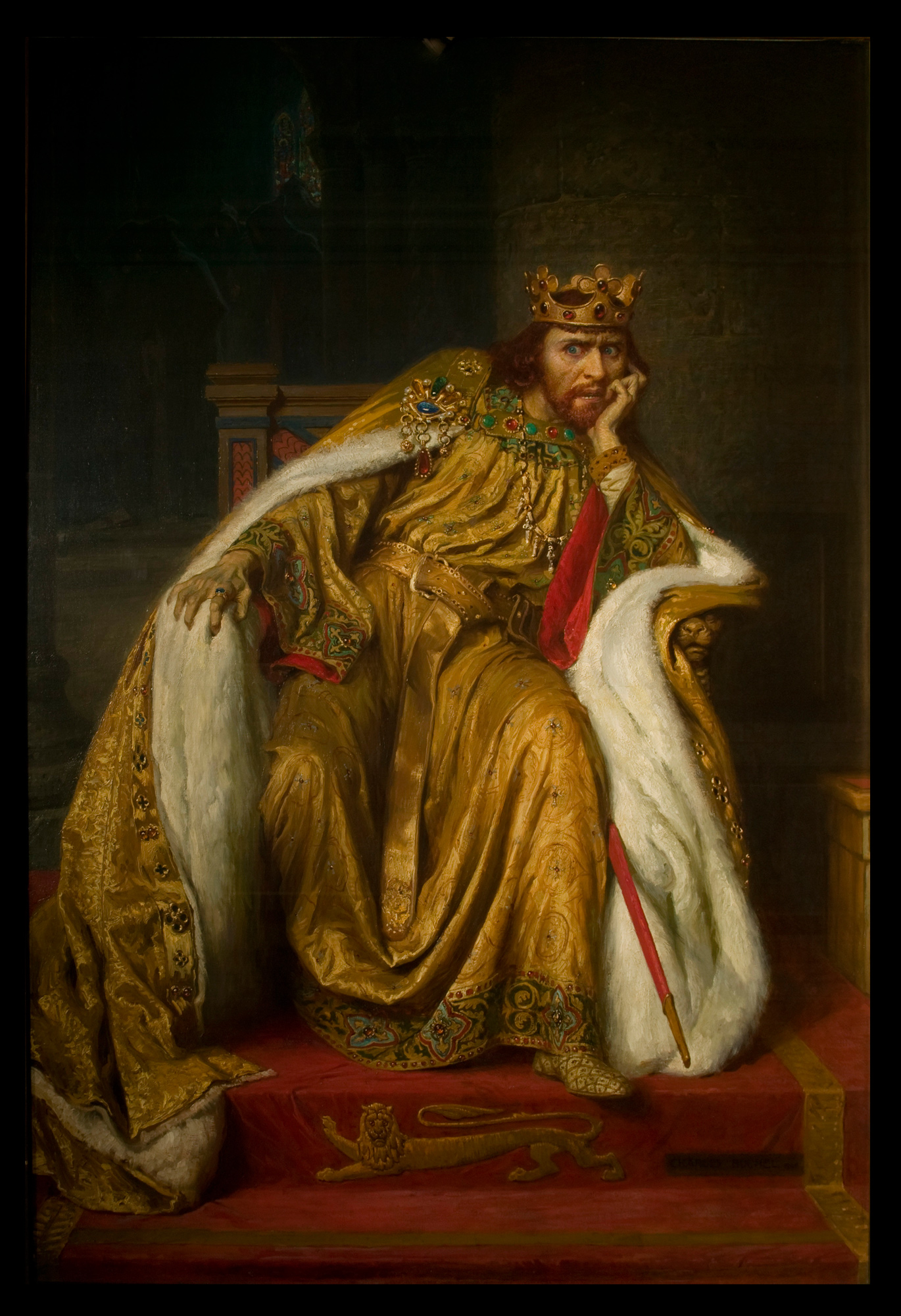 King On Throne Painting at Explore collection of