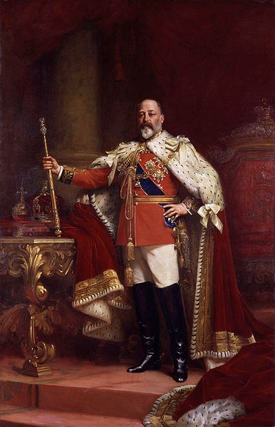 386x599 Portrait Of King Edward Vii - King Painting