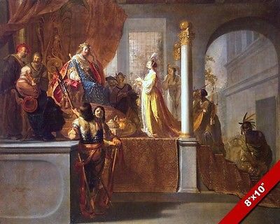 400x320 Queen Of Sheba Before King Solomon Painting Old Testament Bible - King Solomon Painting