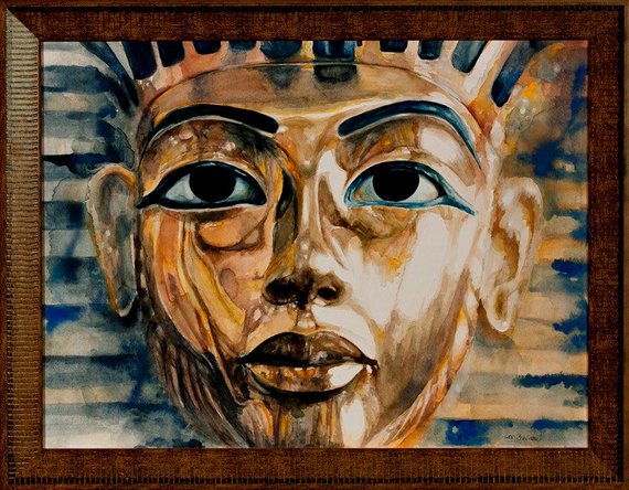 King Tut Painting at PaintingValley.com | Explore collection of King ...