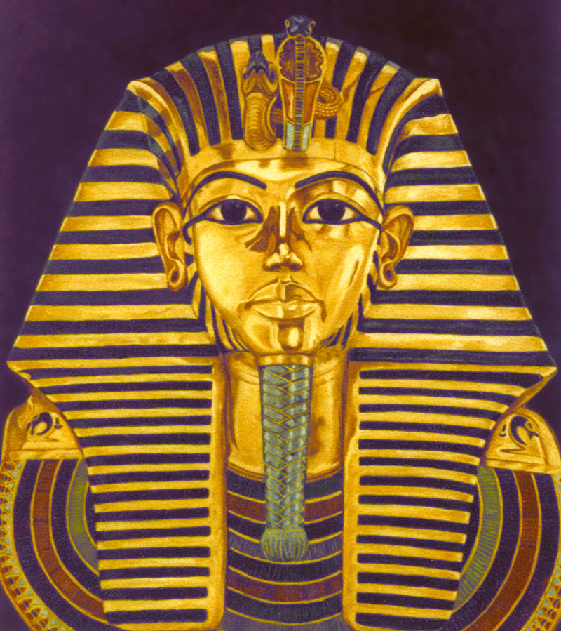 800x899 About Selket - King Tut Painting