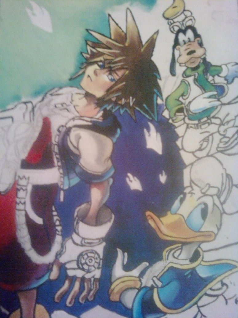 774x1032 Kingdom Hearts Painting By Quantumginger - Kingdom Hearts Painting