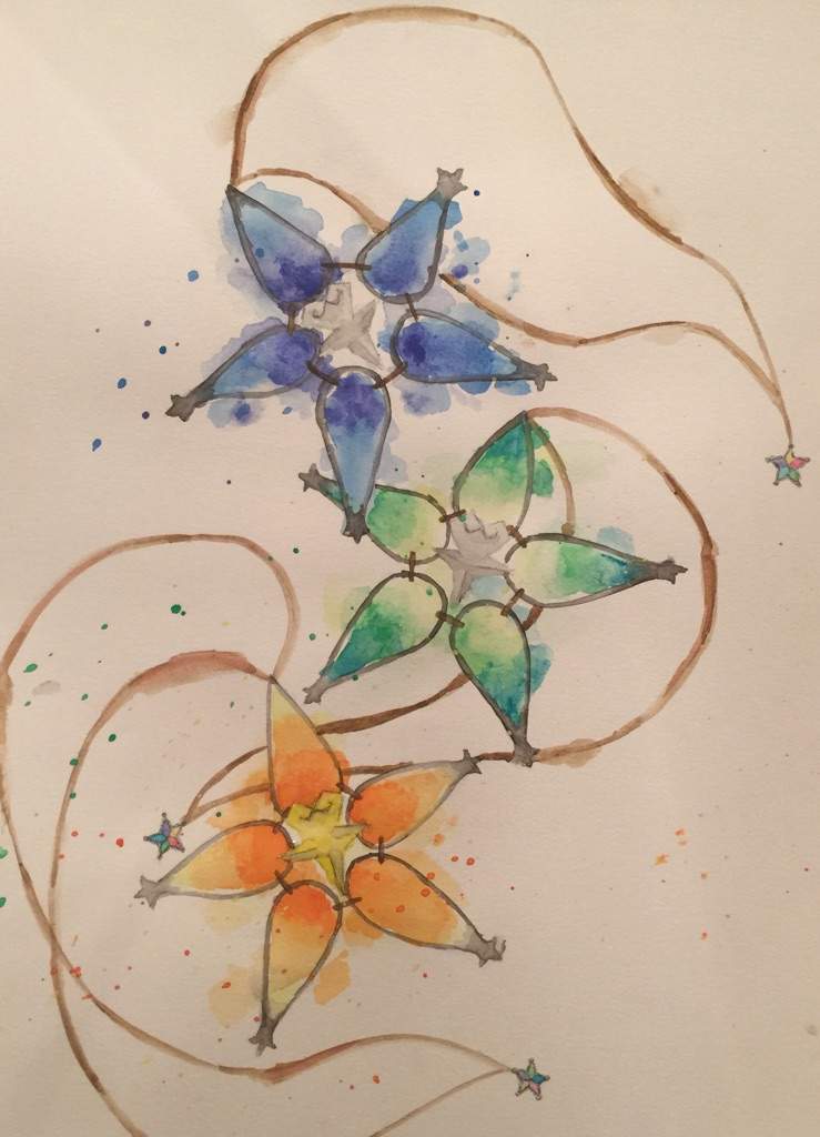 739x1024 Watercolor Wayfinders Kingdom Hearts Amino - Kingdom Hearts Painting