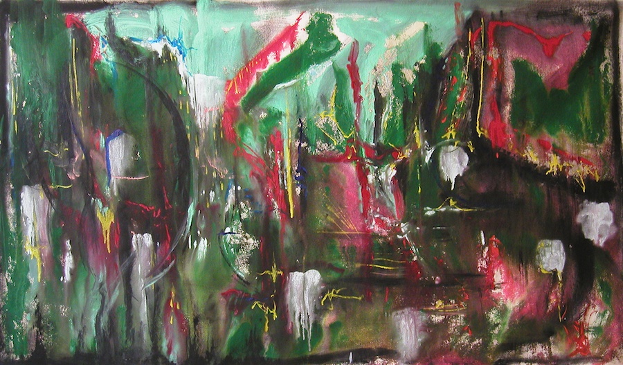900x527 Stephen Beveridge Bold Abstract Painting, Kingdom 2 - Kingdom Painting