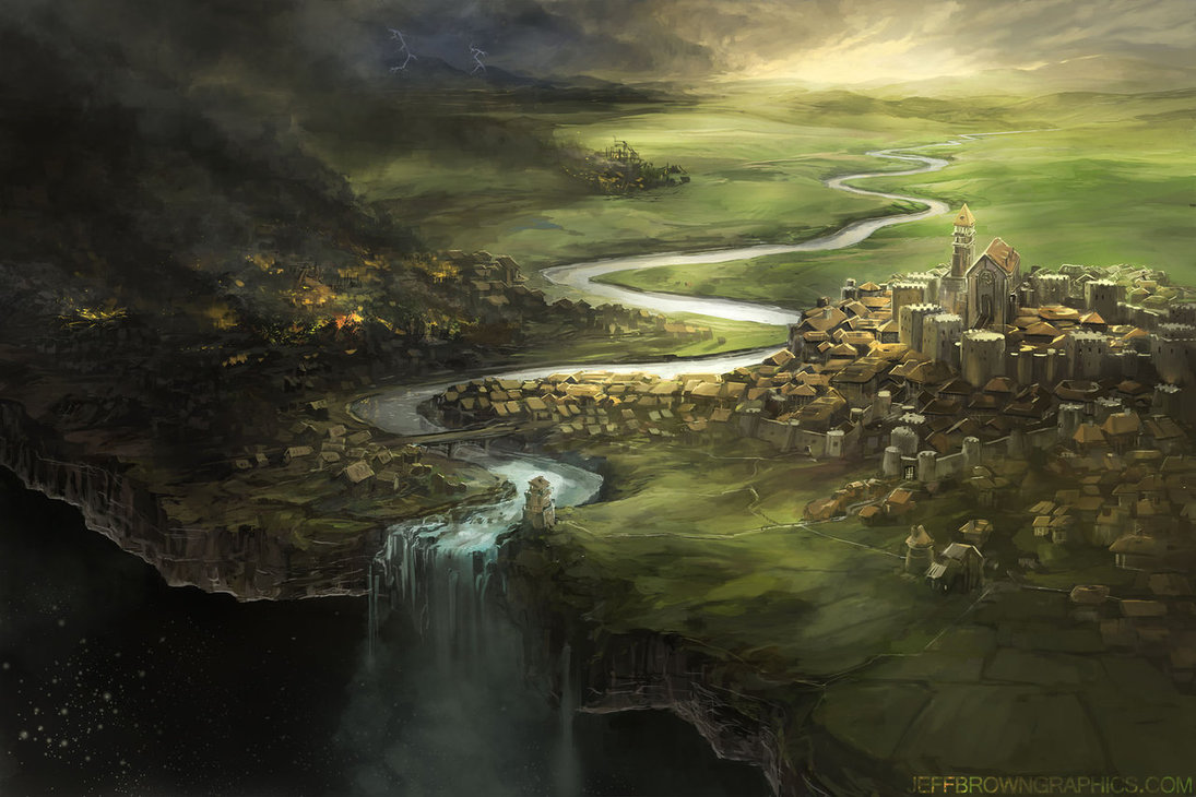 1095x730 Divided Kingdom By Jbrown67 - Kingdom Painting