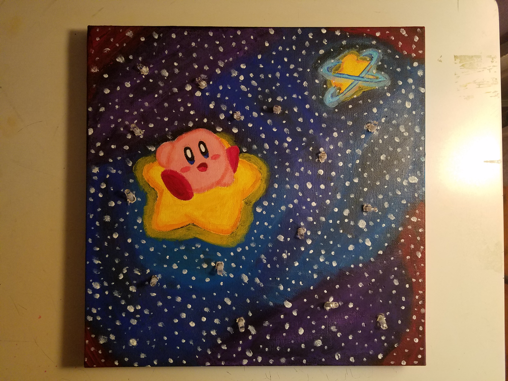 1024x768 Kirby Painting By Kirbyfan1234 - Kirby Painting