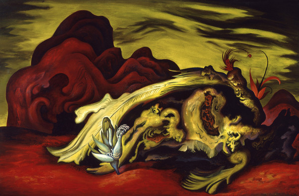 600x395 Prehistoric Flower Kirkland Museum Of Fine Amp Decorative Art - Kirklands Painting