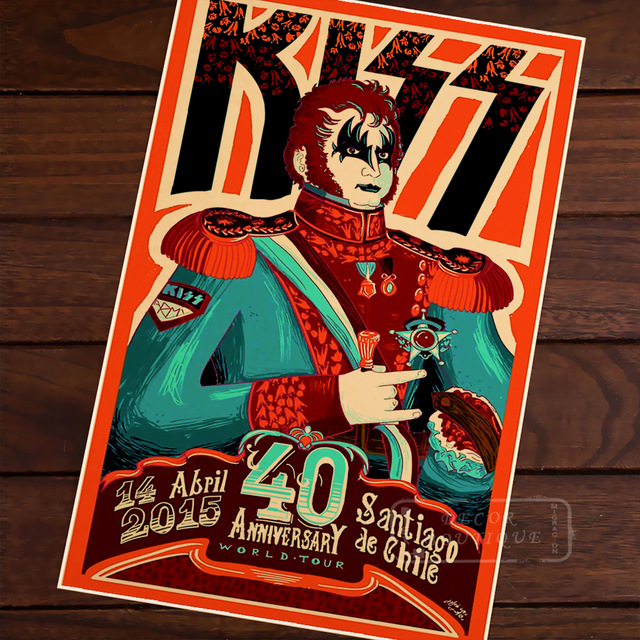 640x640 The Kiss Band Music Vintage Retro Canvas Painting Paintings Poster - Kiss Band Painting