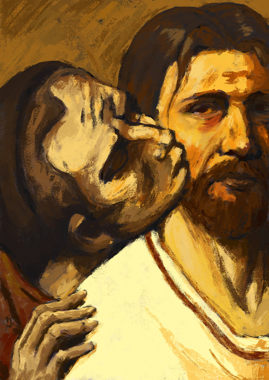877x1240 Kiss Of Judas By Djoleprolece - Kiss Of Judas Painting