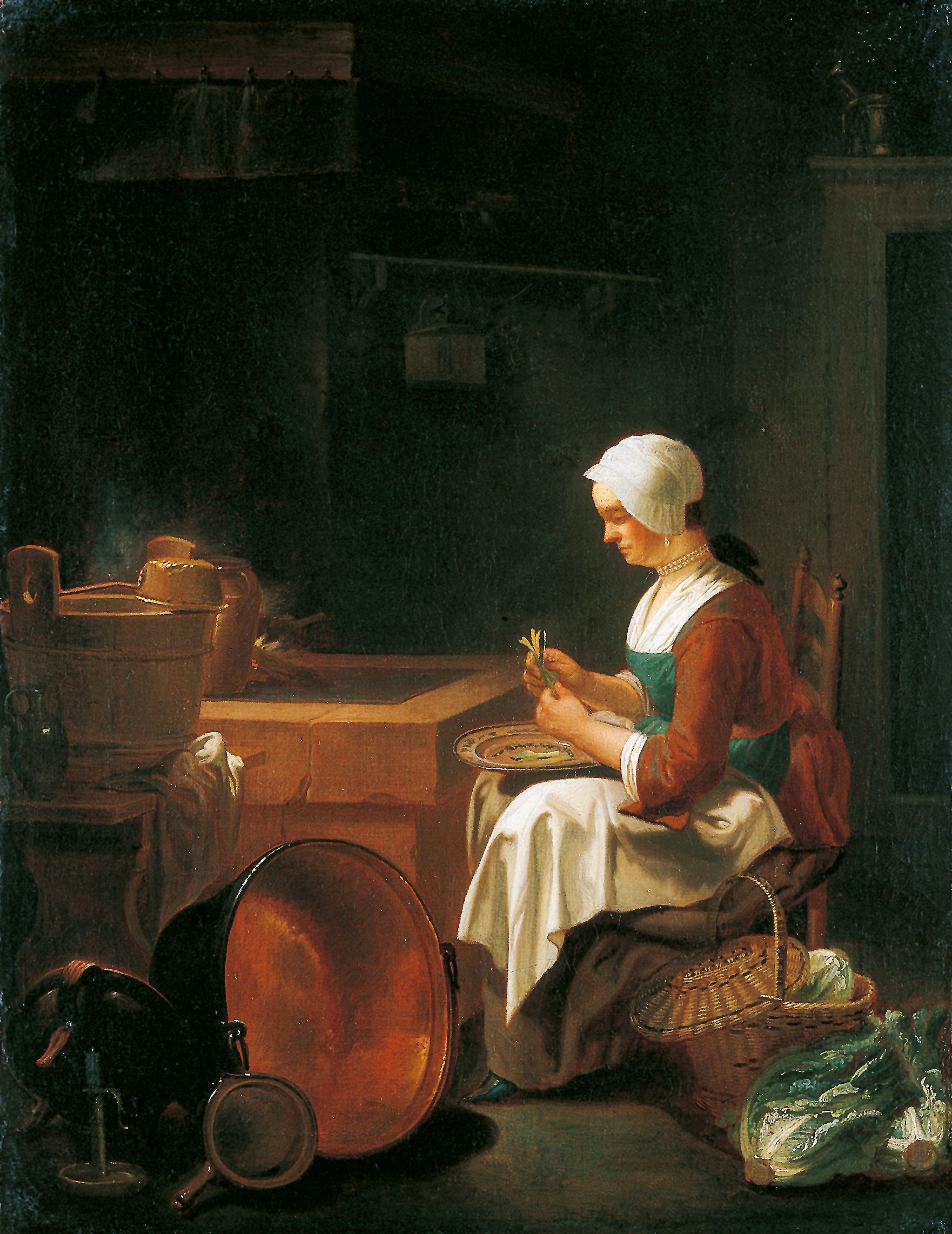 Kitchen Maid Painting at Explore collection of