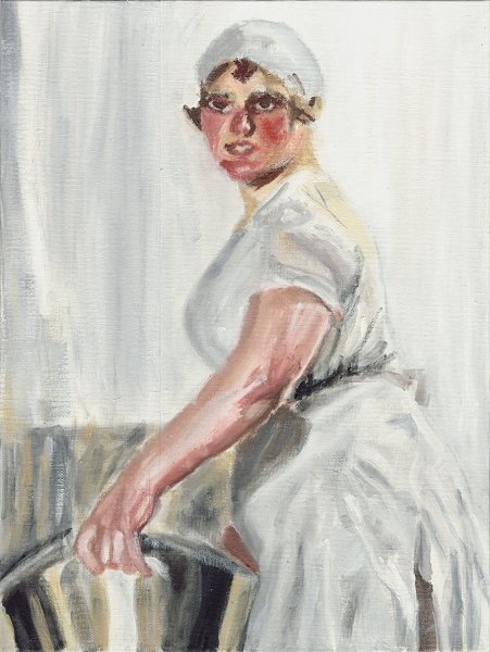 451x600 Wip Homage To Anders Zorn, A Kitchen Maid - Kitchen Maid Painting