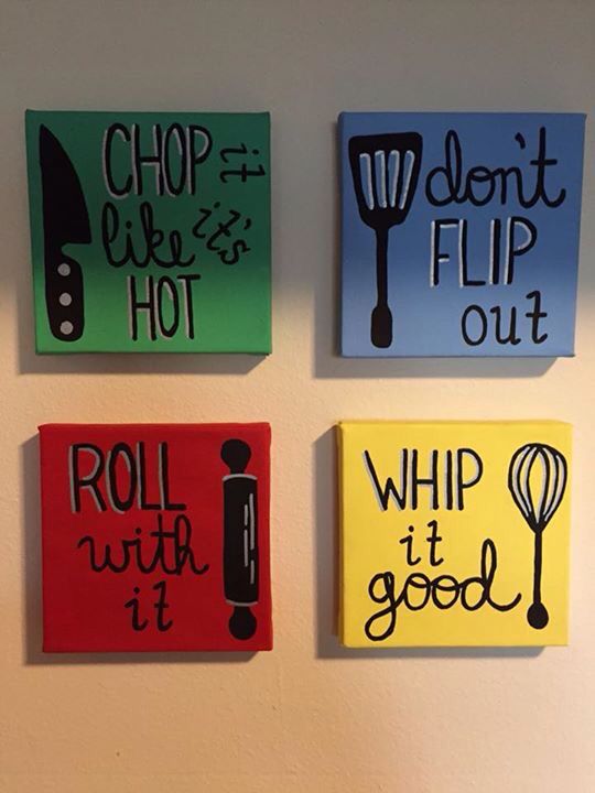 540x720 Kitchen Art Canvas Set Utensils Painting Kitchen - Kitchen Painting On Canvas