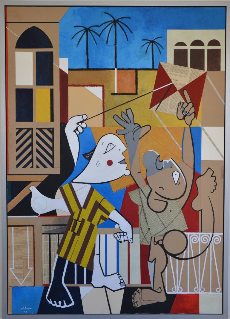 770x1071 Saatchi Art Kite Painting By Sahar Shaibani - Kite Painting