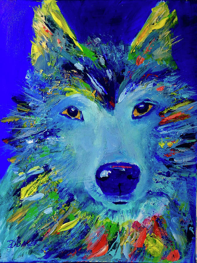 676x900 Kitsune Painting By Dolores Baker - Kitsune Painting