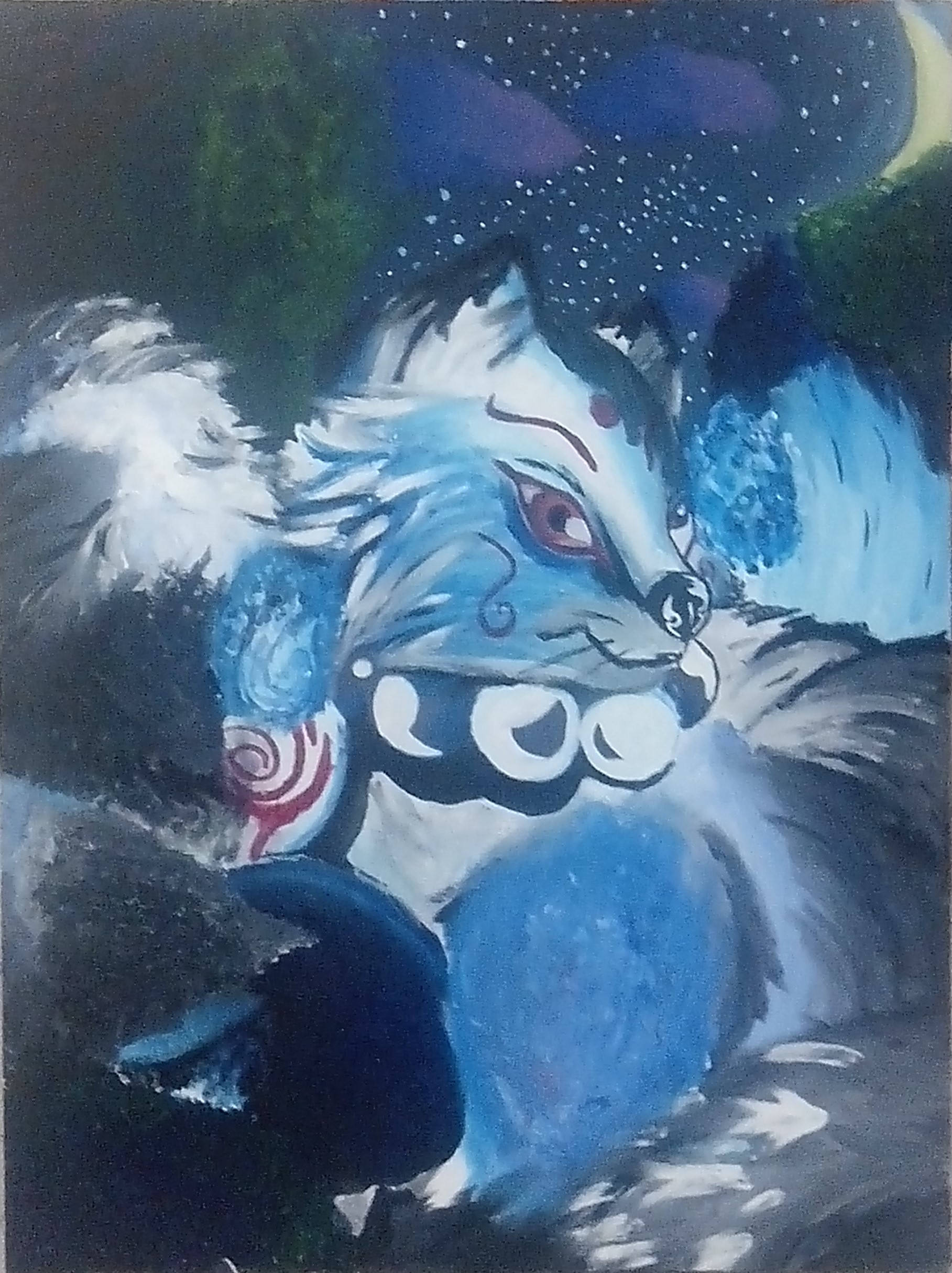 1817x2429 Kitsune Painting - Kitsune Painting