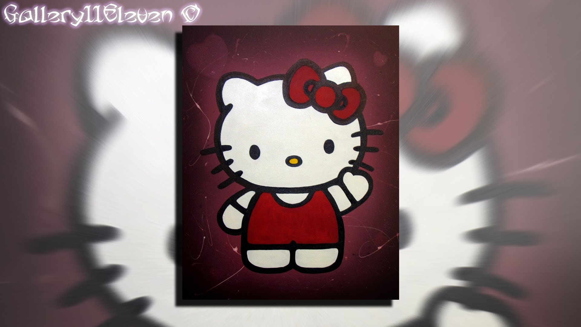 1920x1080 Hello Kitty - Kitty Painting