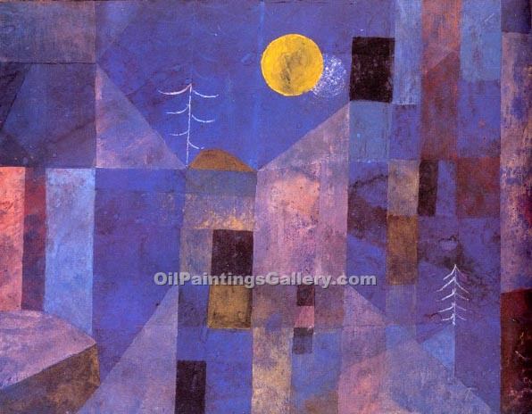 596x464 Moonshine By Paul Klee (Painting Id Ak 0424 Ka) - Klee Painting