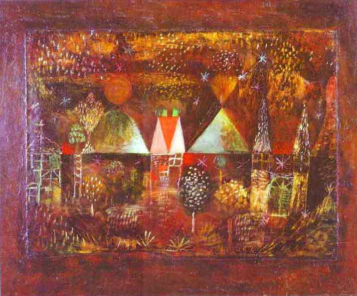 716x595 Paul Klee Nocturnal Festivity Painting Anysize 50% Off - Klee Painting