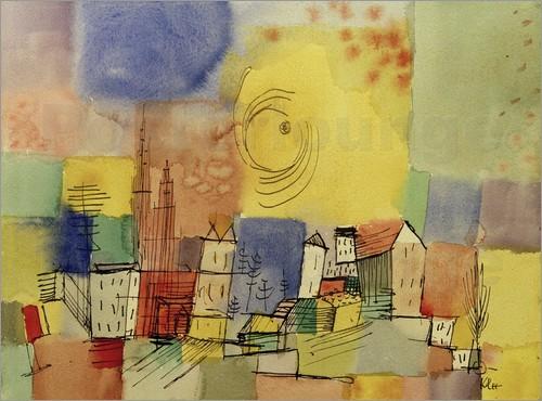 500x370 2018 Wall Art,german City,paul Klee Painting Canvas,high Quality - Klee Painting