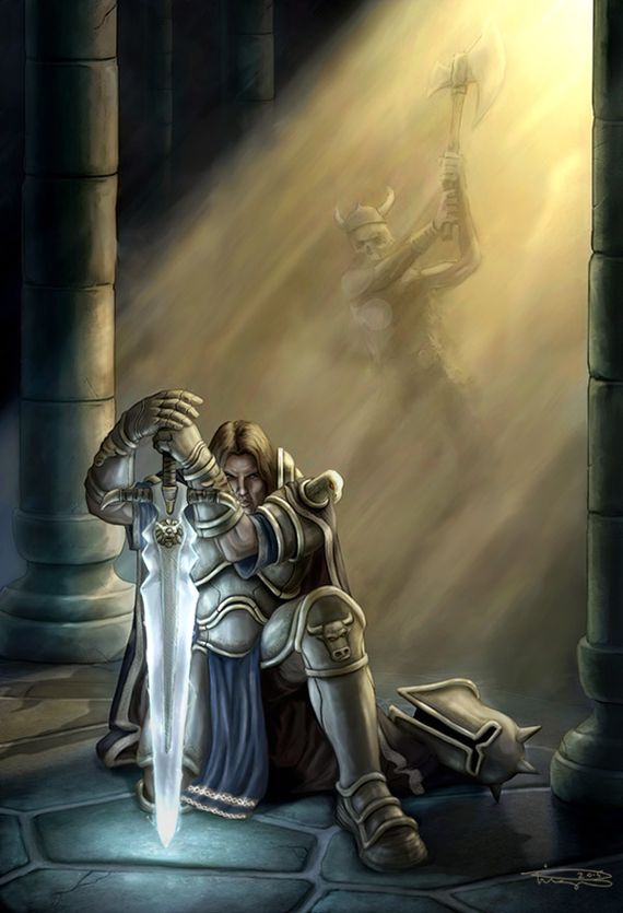 Kneeling Knight Painting at PaintingValley.com | Explore collection of ...