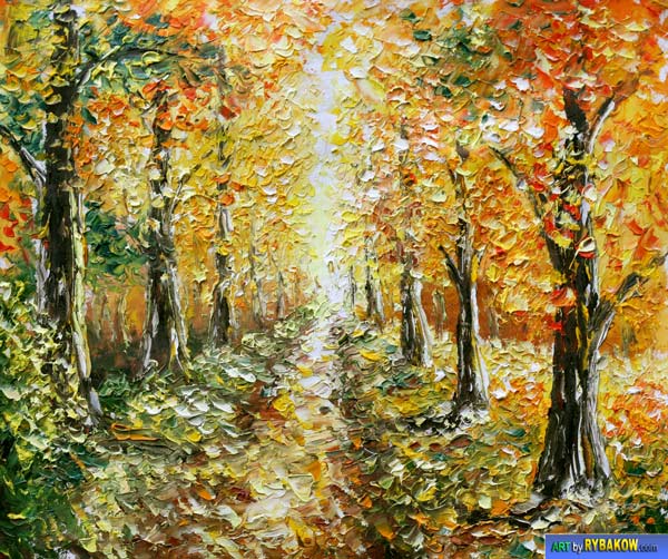 600x502 Palette Knife Oil Painting - Knife Oil Painting