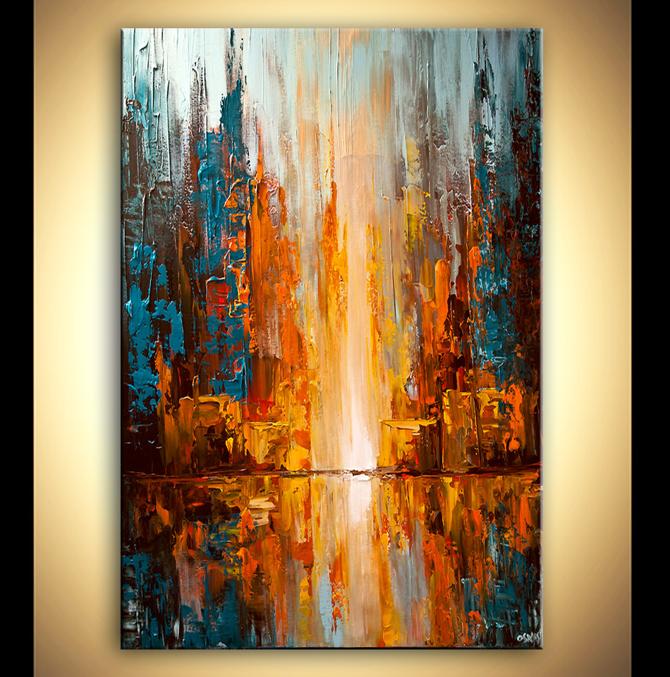 950x960 Painting - Knife Painting Abstract