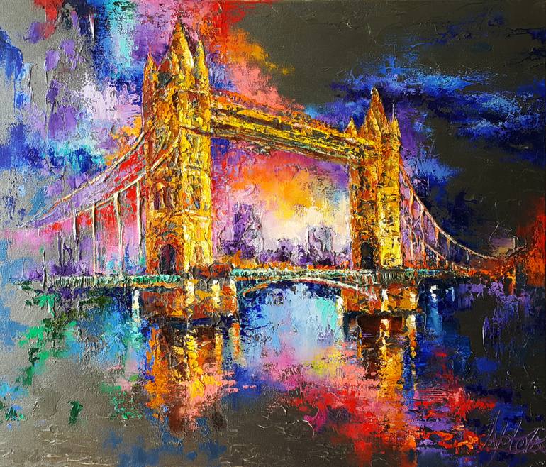 770x658 Saatchi Art London - Knife Painting Abstract