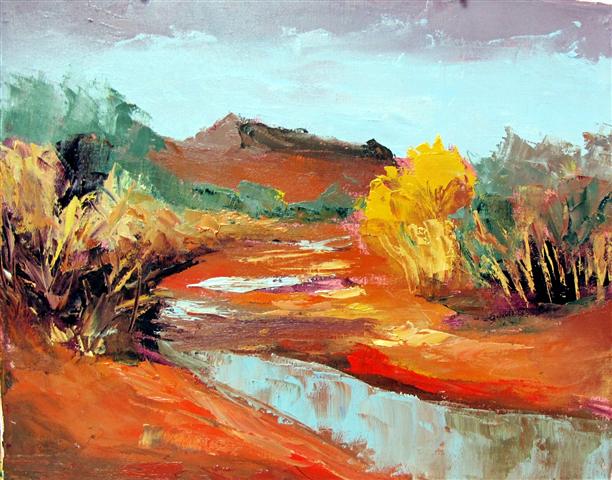 Knife Painting Landscape At Paintingvalley.com 