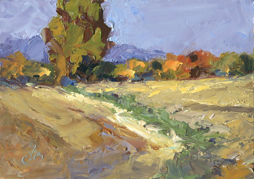 1008x711 Tom Brown Fine Art Landscape Palette Knife Painting By Tom Brown - Knife Painting Landscape