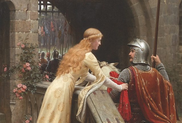 Knight And Lady Painting