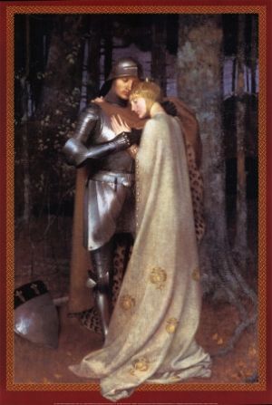 300x447 54 Best I Need A Hero Images On Knights, Middle Ages - Knight And Lady Painting
