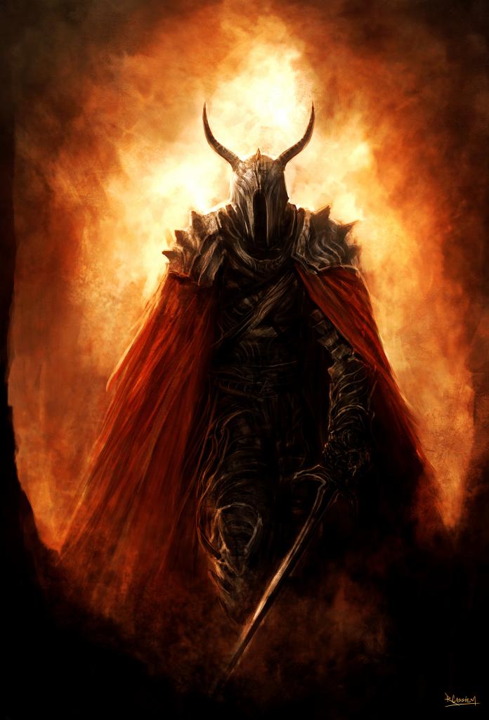 696x1024 Doom Knight By Riyahd Casseim - Knight Digital Painting