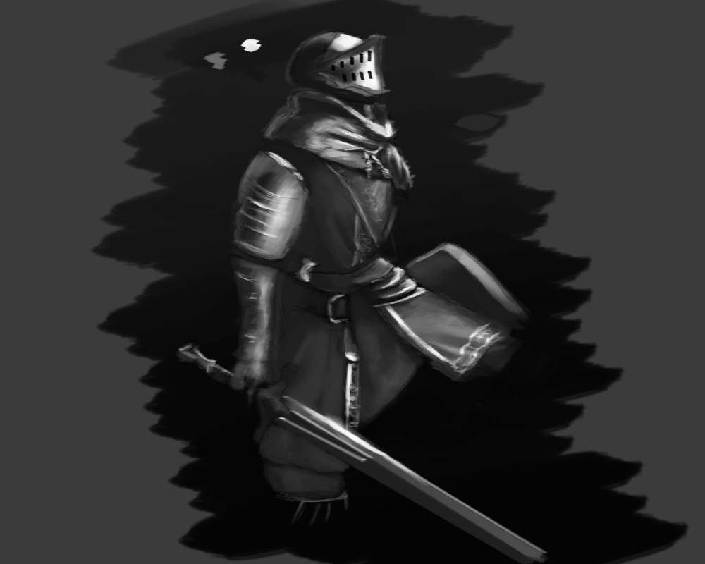 Knight Digital Painting at PaintingValley.com | Explore collection of ...